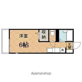 キャッスル【101号室】の間取り