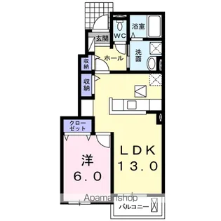 エピナールⅢ【1階】の間取り
