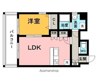 エムティースクエア吉塚駅前【6階】の間取り