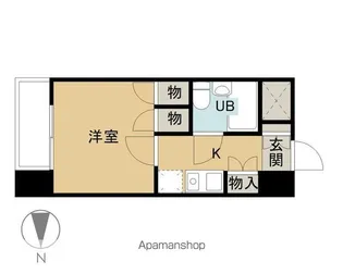 ラ・レジダンス・ド・仙台【313号室】の間取り