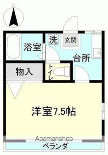 ふかやコーポ【103号室】の間取り