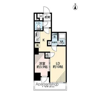 プレール・ドゥーク亀戸Ⅵ【7階】の間取り
