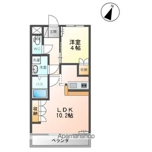 サンロード・S【1階】の間取り