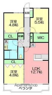 エスプリIII【301号室】の間取り
