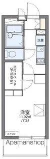 レオパレスフォンターナ内本町【3階】の間取り