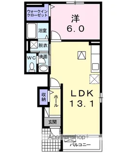 ベアヴァレー【1階】の間取り