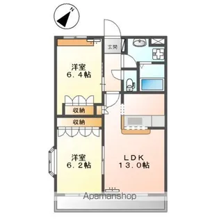 イル・プティット【2階】の間取り