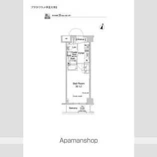 プラウドフラット学芸大学Ⅱ【1階】の間取り