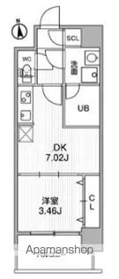 SK RESIDENCES 放出(旧LADOUCEUR放出)【7階】の間取り