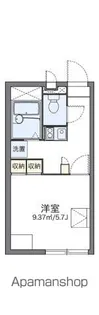 レオパレスアマポーラ【2階】の間取り