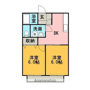 KS塩浜【202号室】の間取り