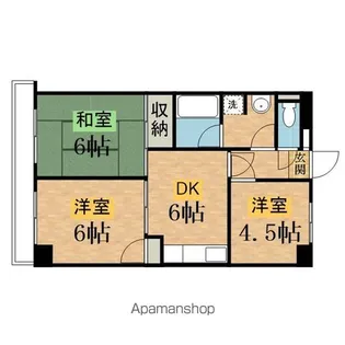 ロードパレスⅡ【3階】の間取り