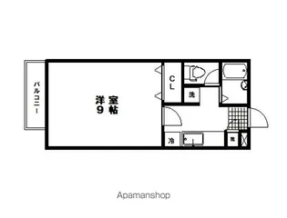 プリマベーラ上杉【1階】の間取り