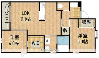 ARTFORCE八幡駅前【4階】の間取り