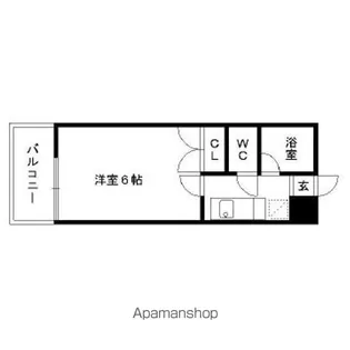 アクティアコート田島【1階】の間取り