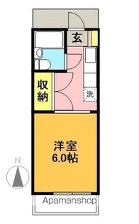 グリーンクォーター【101号室】の間取り