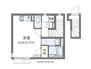 クレイノ静【2階】の間取り