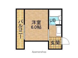 クリエイトビル【3A号室】の間取り