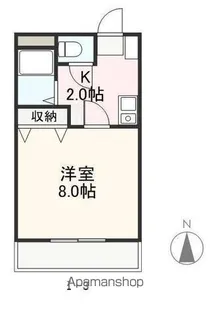 クレイドル安田Ⅰ【1階】の間取り