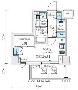 リビオメゾン東北沢【3階】の間取り
