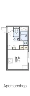 レオパレス敬愛【208号室】の間取り