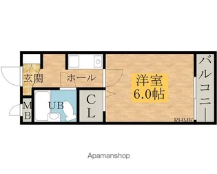 ココットセーラム【203号室】の間取り