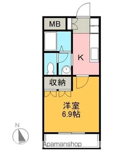 COMODO MIHAMA【1階】の間取り