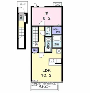 ミネルバ【2階】の間取り
