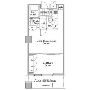 コンフォリア東池袋WEST【13階】の間取り