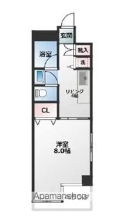 ローズパーク参番館【3階】の間取り