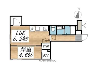 クリオ ラモード学芸大学Ⅱ【1階】の間取り