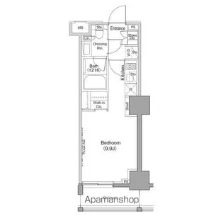 ザ・パークハビオ巣鴨【8階】の間取り