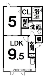 ETERNALⅡ【2階】の間取り