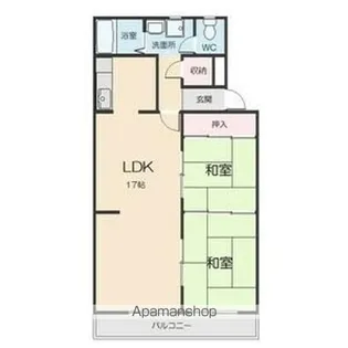 ニューパピリオン加藤【4階】の間取り