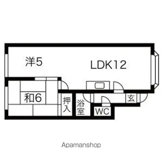 シャトー7【2階】の間取り