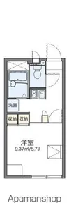 レオパレスパストラル【203号室】の間取り