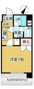 天神南ロイヤルハイツ【6階】の間取り
