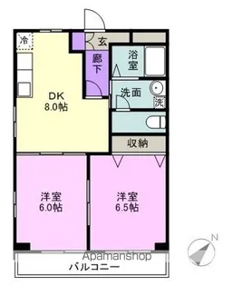 メゾンユートピア【201号室】の間取り