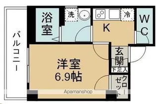 杜のレジデンス・通町【4階】の間取り