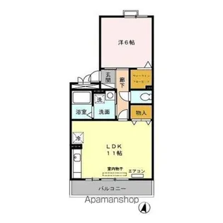 セジュール和幸 C【2階】の間取り