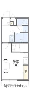 レオパレスカサブランカⅢ【1階】の間取り