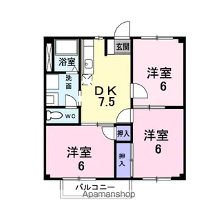 アーバン落合【2階】の間取り