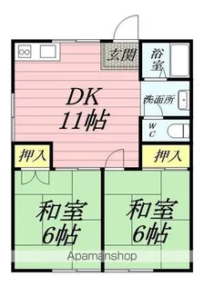 コーポミノシマ【2階】の間取り