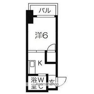 小塩マンション【4階】の間取り