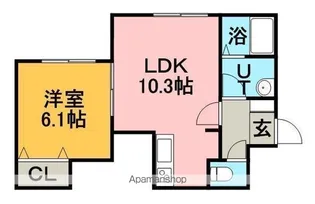 プレシャス23番館【2階】の間取り