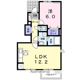 キルシェ【1階】の間取り