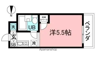 サンホワイト磯子【2階】の間取り