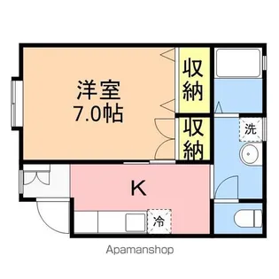 メゾン・サンアイ【1階】の間取り
