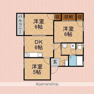 ヴィラロイヤル上福岡【1階】の間取り