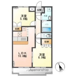 KASUMIヒルズ【1階】の間取り